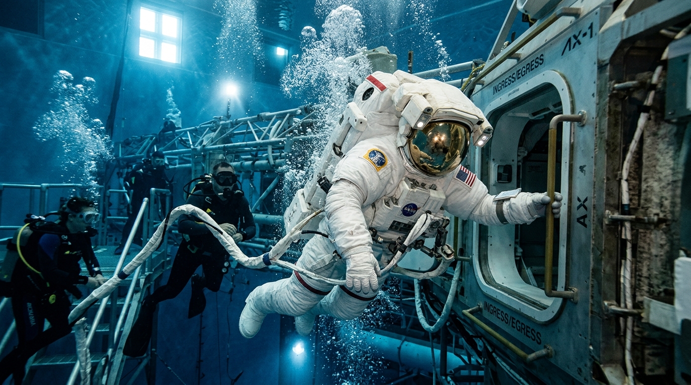 Neutral Buoyancy Laboratory Extravehicular Activity Training